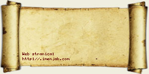 Isidora Mijović vizit kartica